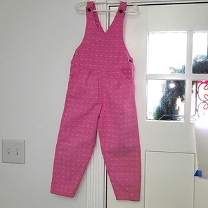 GIRLS OSHKOSH PINK OVERALLS